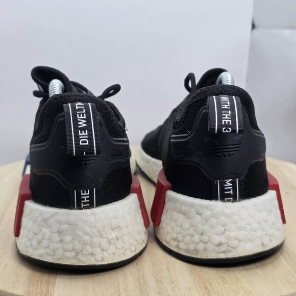 adidas NMD R1 Black OG 2021 Mens Size 9.5 Running Shoes Sneakers - Picture 6 of 9